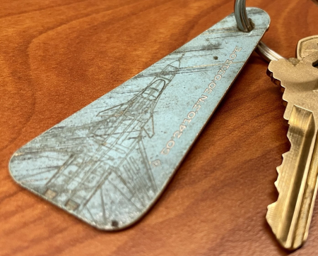 Mad Bomber presents a unique wrecked Russian jet keychain made from the remains of the top Russian fighter plane, which was shot down near Kyiv, Ukraine