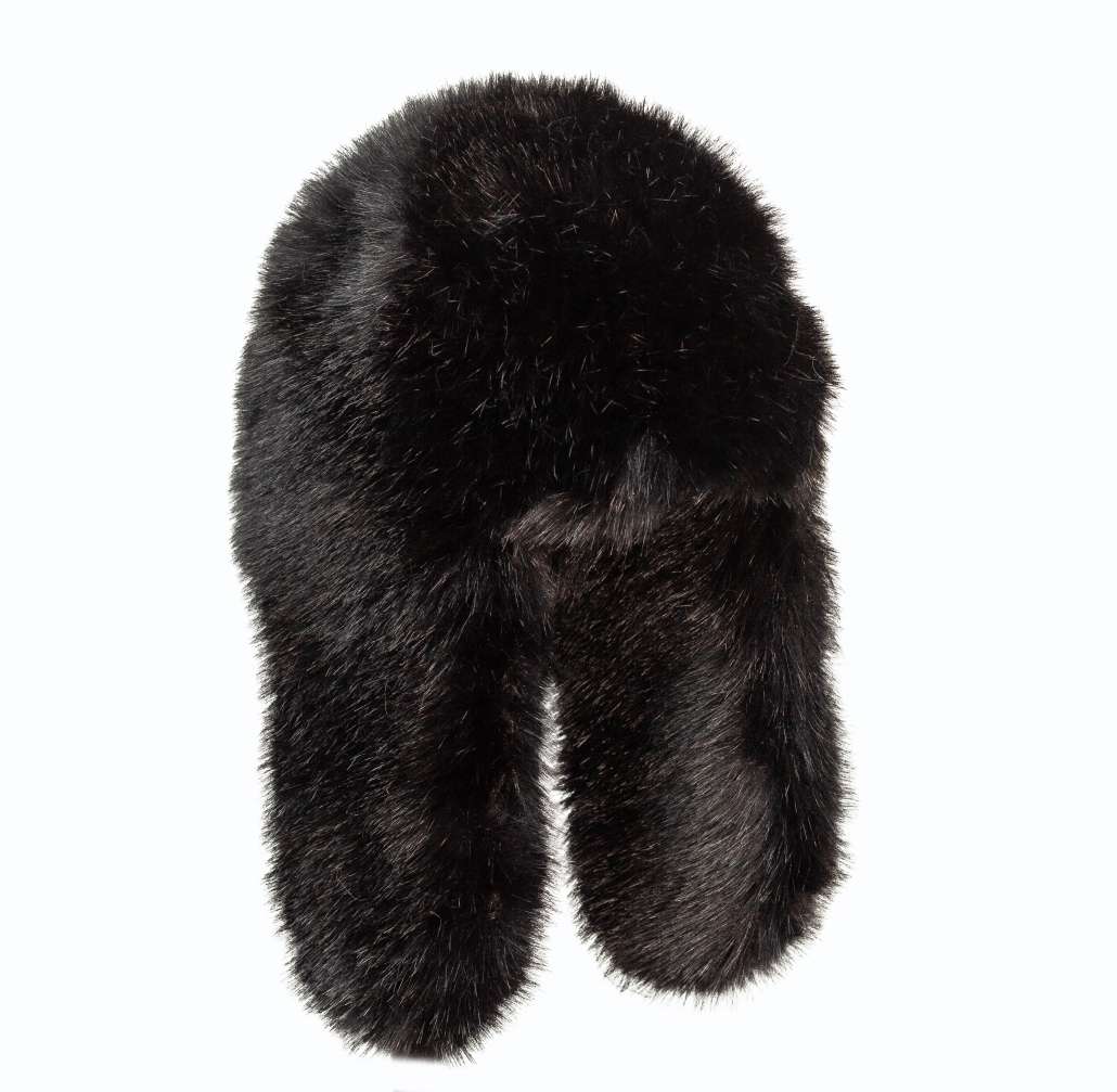 Mad Bomber Yukon Special w/Black Faux Bear Fur